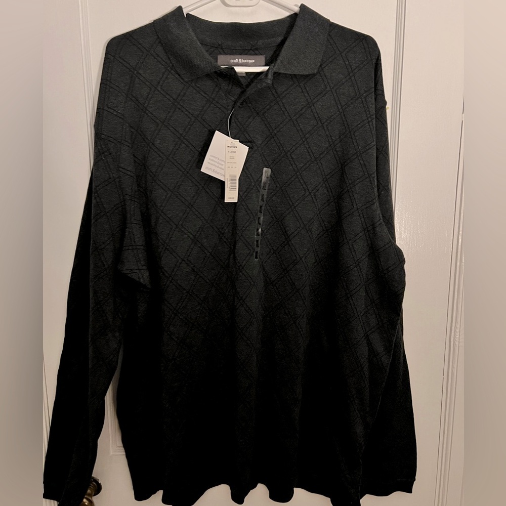 Croft & Barrow Long Sleeve Polo